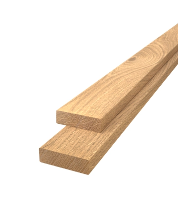Plank geschaafd