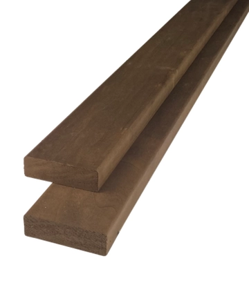 Plank geschaafd