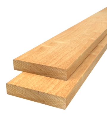 Plank geschaafd