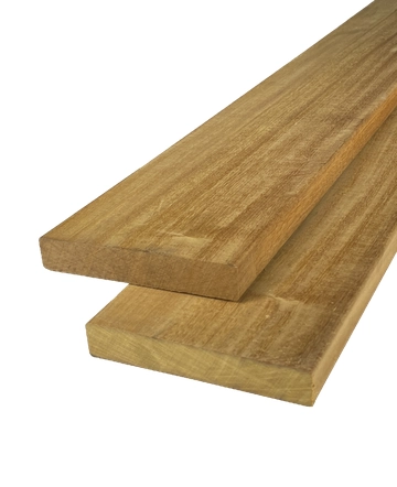 Plank geschaafd