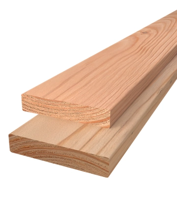 Plank geschaafd