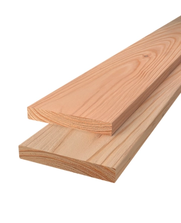 Plank geschaafd