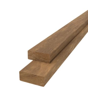 Plank geschaafd