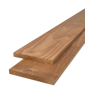 Plank geschaafd