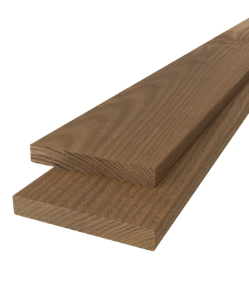 Plank geschaafd