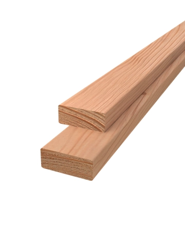 Plank geschaafd