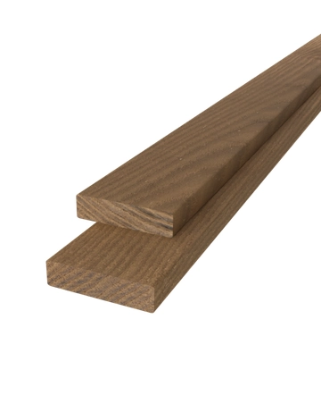 Plank geschaafd