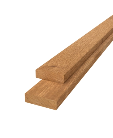 Plank geschaafd