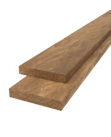 Plank geschaafd