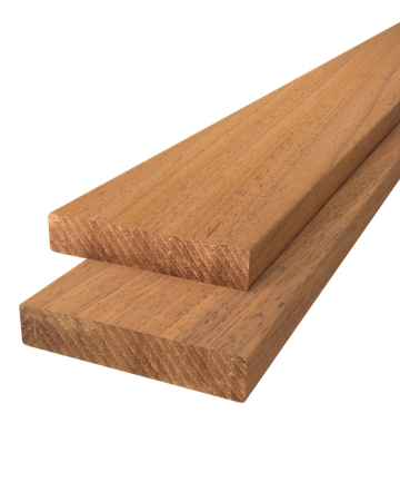 Plank geschaafd