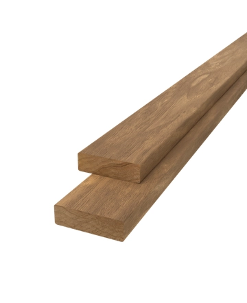 Plank geschaafd