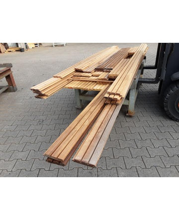 Restpost R217 - ca. 12,6 m2 triple blok profiel 21x125mm B/C Sortering