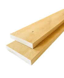 [RGH1OAK033155] Eiken Plank ruw (RGH1) QF3-4X AD 33x155mm