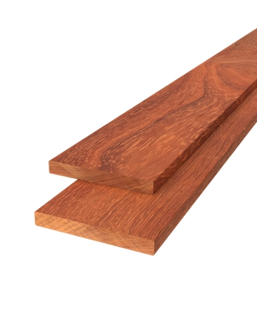 Plank geschaafd