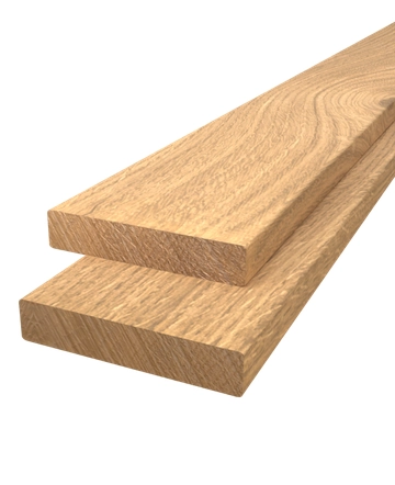 Plank geschaafd