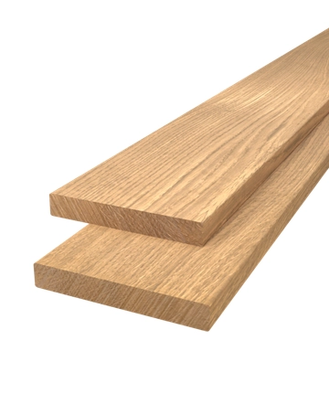 Plank geschaafd
