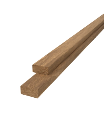 Plank geschaafd