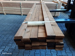 Restpost R304 - 6,8 m2 geschaafde plank 21x70mm, Thermo Vuren, A/B Sortering