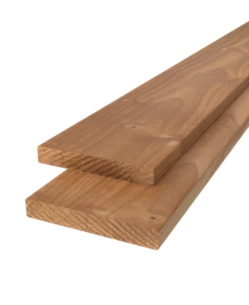 Plank geschaafd