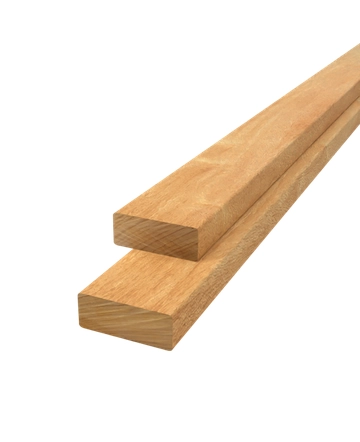 Plank geschaafd