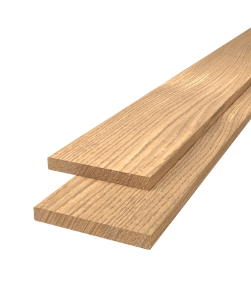 Plank geschaafd