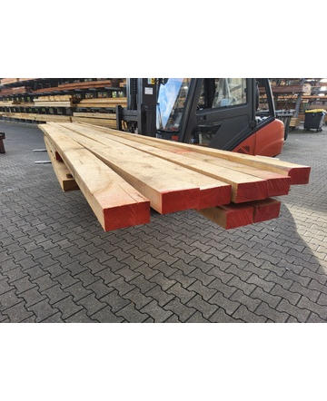 Restpost R384 - 76,5 m1 ruwe balken, 80x150mm B/C Sortering