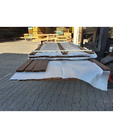 Restpost R398 - ca. 11 m2 X-clip met kleurbehoud behandeling, 21x64mm A/B Sortering