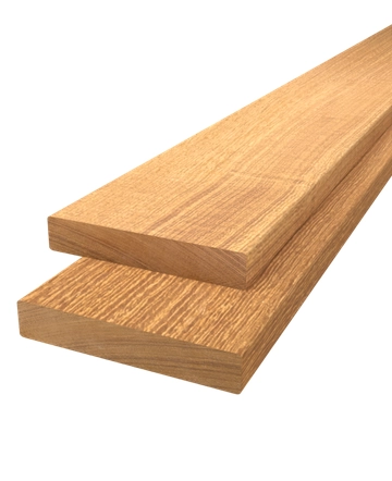 Plank geschaafd