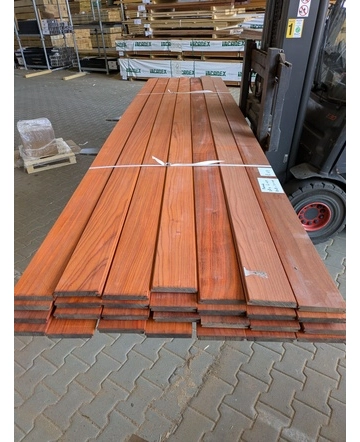 R419 - 17,3 m3 geschaafe planken, 21x140mm A/B Sortering