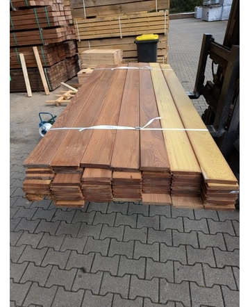 R446 - ca. 20m2 B-Fix planken, ca. 21x145mm A/B Sortering