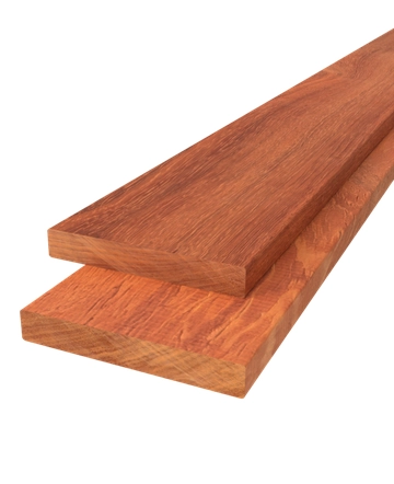 Plank geschaafd