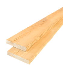 [P101SIB028190] Siberisch Lariks Plank geschaafd (P101) S/F KD18-20% 28x190mm