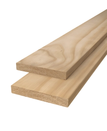 Plank geschaafd
