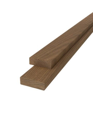 Plank geschaafd