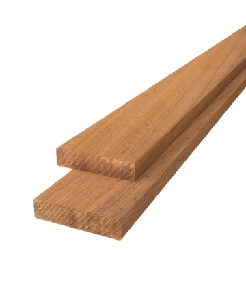 Plank geschaafd