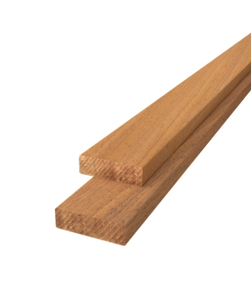 Plank geschaafd