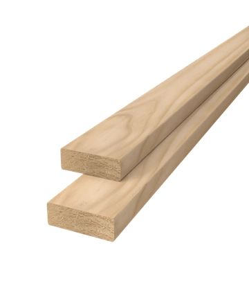 Plank geschaafd