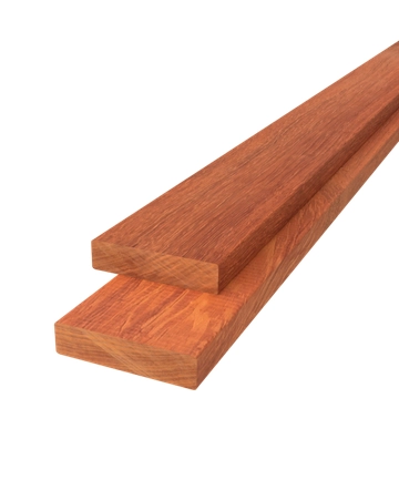 Plank geschaafd